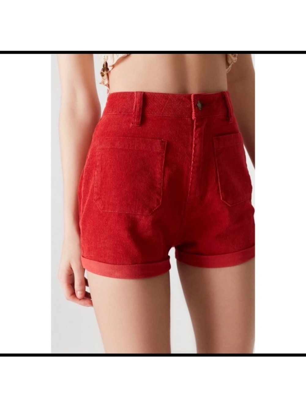 Rollas x Urban Outfitters Hi Rise Corduroy Shorts 27